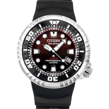Reloj Citizen Promaster Eco-Drive Diver&#39;s BN1024-01Z para hombre con correa de poliuretano y esfera roja, 300 m
