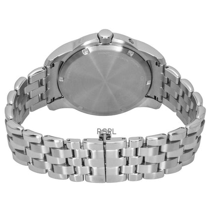 Reloj Citizen Calendar Moon Phase de acero inoxidable con esfera color salmón y movimiento Eco-Drive BU0080-52X para hombre, resistente al agua hasta 100 metros.