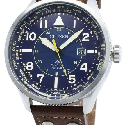 Reloj Citizen Promaster Nighthawk BX1010-11L Hora mundial Eco-Drive 200M Hombre