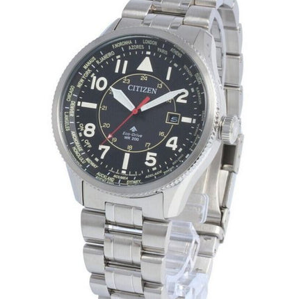 Reloj para hombre Citizen Promaster Nighthawk World Time Eco-Drive BX1010-53E 200M