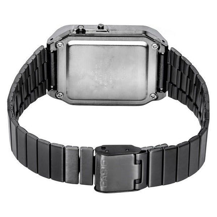 Reloj Casio Vintage con calculadora digital y cuarzo de acero inoxidable CA-500WEGG-1B para hombre