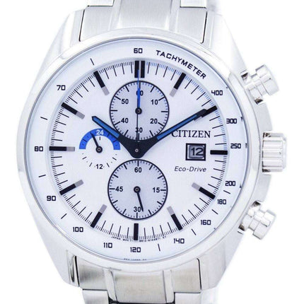 Ciudadano Eco-Drive Cronógrafo taquímetro 58A CA0590 Watch de Men