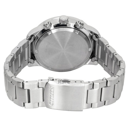 Reloj Citizen Eco-Drive Aviator Cronógrafo de acero inoxidable con esfera azul CA0880-58L 100M para hombre