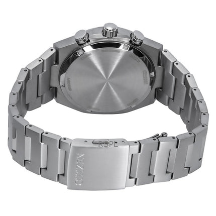 Reloj Citizen Zenshin Cronógrafo Super Titanium con esfera azul hielo Eco-Drive CA4610-85M 100M para hombre