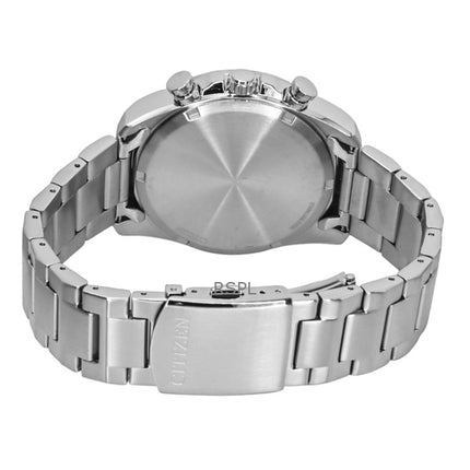 Reloj Citizen Eco-Drive Cronógrafo de acero inoxidable con esfera verde CA4640-50X 100M para hombre