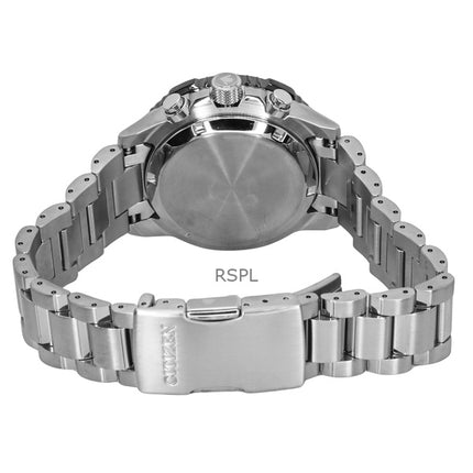 Reloj Citizen Promaster Sky Cronógrafo de acero inoxidable con esfera marrón Eco-Drive Diver's CA4664-60X 200M para hombre