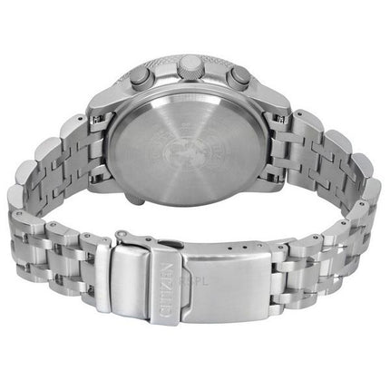 Reloj cronógrafo radiocontrolado Citizen Promaster Sky de acero inoxidable con esfera negra Eco-Drive CB5860-86E 200M para hombr