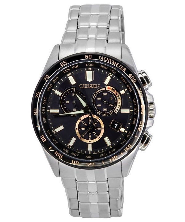Reloj para hombre Citizen Denpa 30.º aniversario Edición limitada Radio Control Cronógrafo Eco-Drive CB5876-60E 100M