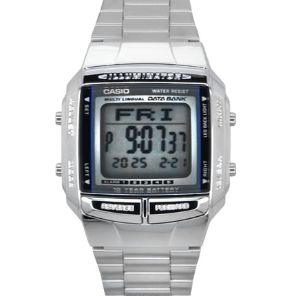 Casio Data Bank Illuminator Dual Time Alarm Digital DB-360-1A DB360-1A Reloj para hombre