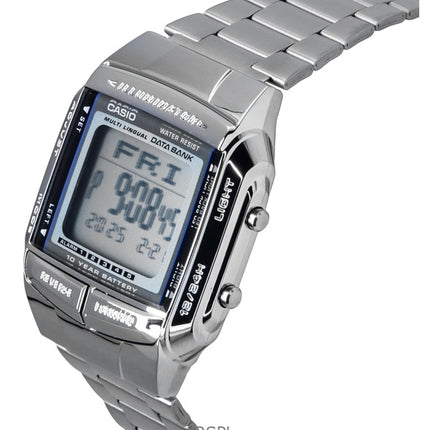 Casio Data Bank Illuminator Dual Time Alarm Digital DB-360-1A DB360-1A Reloj para hombre