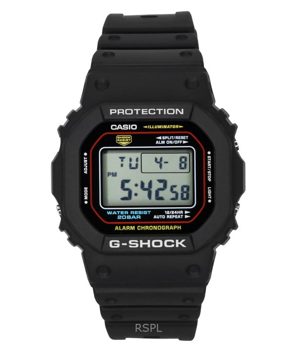 Reloj digital Casio G-Shock DW-5600RL-1 de cuarzo con resina de base biológica, 200 m, para hombre