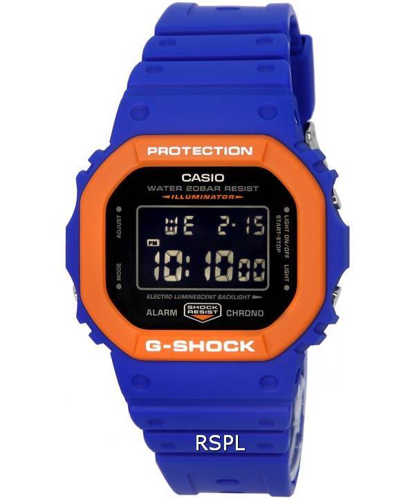Casio G-shock Digital Spirited Colors Edición limitada Cuarzo DW-5610SC-2 DW5610SC-2 200M Reloj para hombre