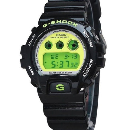 Reloj Casio G-Shock digital negro con correa de resina biológica de cuarzo DW-6900RCS-1 200M para hombre