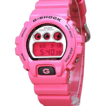 Reloj Casio G-Shock digital rosa de resina con base biológica de cuarzo DW-6900RCS-4 200M para hombre