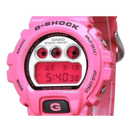 Reloj Casio G-Shock digital rosa de resina con base biológica de cuarzo DW-6900RCS-4 200M para hombre