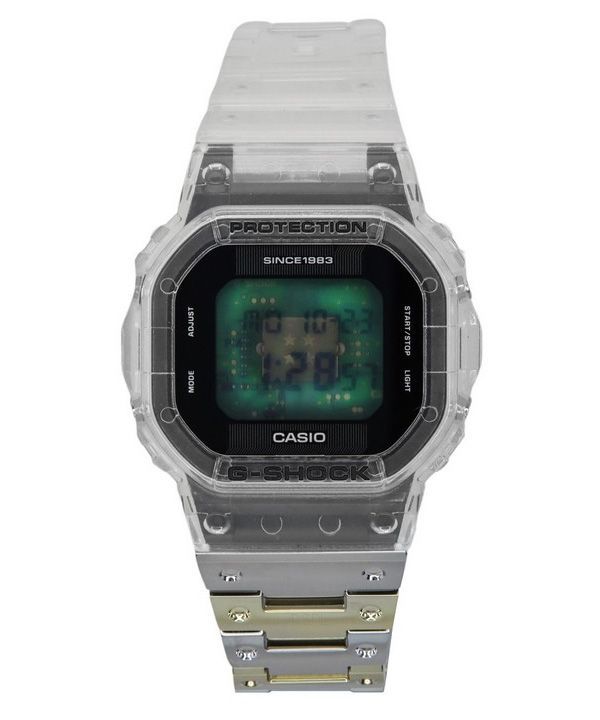 Reloj para hombre Casio G-Shock 40th Anniversary Edición limitada Digital Clear Remix Cuarzo transparente DWE-5640RX-7 200M