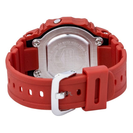 Reloj Casio G-Shock Nano Digital Red con correa de resina de base biológica, cuarzo DWN-5600-4, 200 m, unisex