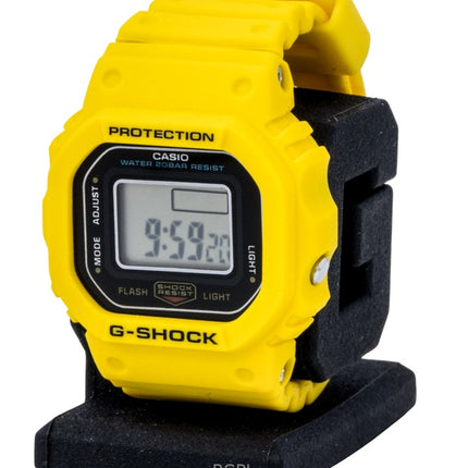Reloj Casio G-Shock Nano Digital Amarillo con Correa de Resina Biológica de Cuarzo DWN-5600-9 200M Unisex