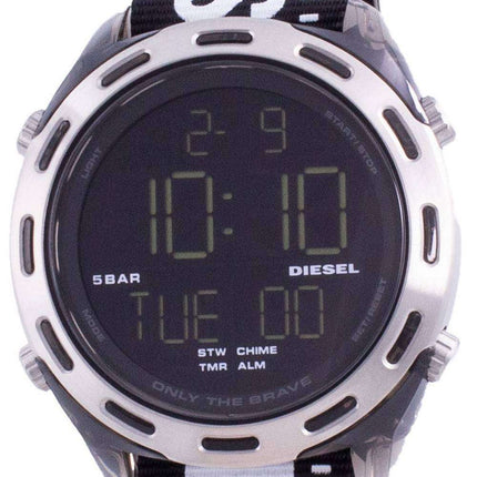 Reloj para hombre Diesel Crusher Digital Black Nylon Quartz DZ1914