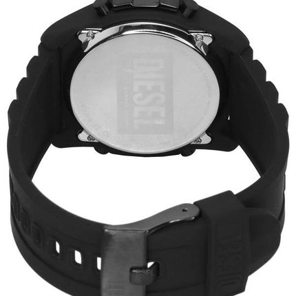 Diesel Master Chief Digital correa de silicona esfera negra cuarzo DZ2158 Watch de Men es