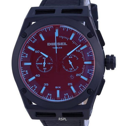 Diesel Timeframe Chronograph Black Dial Quartz DZ4544 100M Reloj para hombre