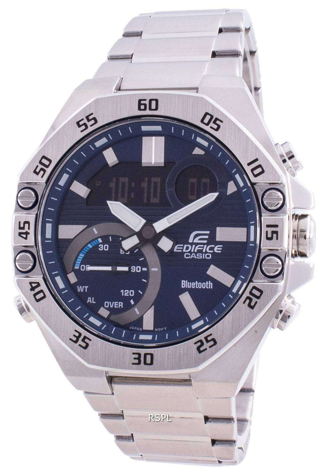 Reloj Casio Edifice World Time Mobile Link ECB-10D-2A ECB10D-2 100M para hombre