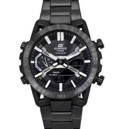 Reloj para hombre Casio Edifice Sospensione analógico digital Smartphone Link Tough Solar ECB-2000DC-1B 100M