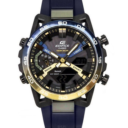 Reloj para hombre Casio Edifice Sospensione Nighttime Drive analógico digital Smartphone Link Tough Solar ECB-2000NP-1A 100M