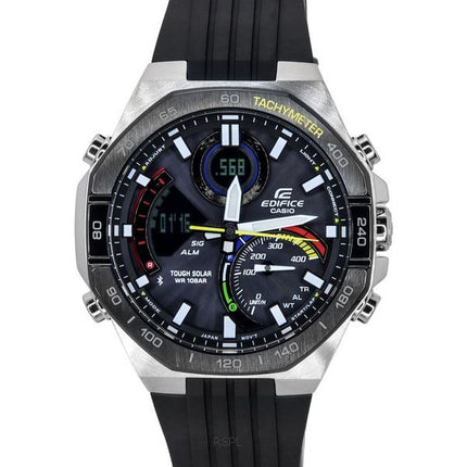 Reloj Casio Edifice Analógico Digital Mobile link Esfera negra Tough Solar ECB-950MP-1A 100M para hombre