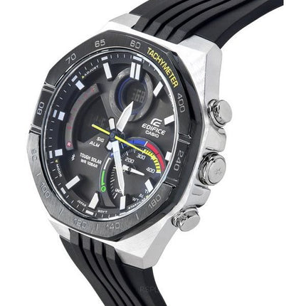 Reloj Casio Edifice Analógico Digital Mobile link Esfera negra Tough Solar ECB-950MP-1A 100M para hombre