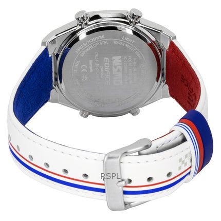 Reloj Casio Edifice analógico digital NISMO Heritage Edition con enlace para smartphone, esfera plateada, de cuarzo ECB-S10NIS-7A, 100 m, para hombre