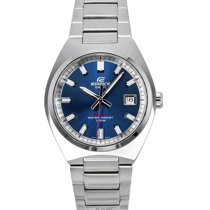 Reloj Casio Edifice analógico de acero inoxidable con esfera azul de cuarzo EFB-109D-2AV 100M para hombre