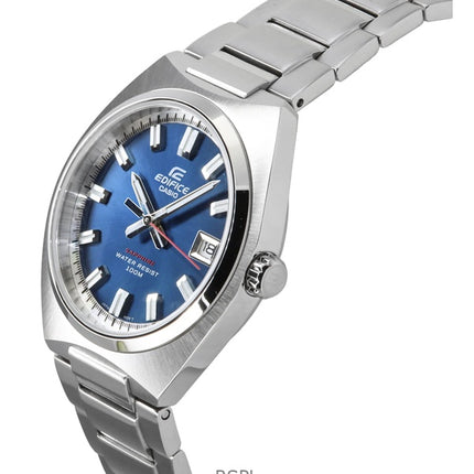 Reloj Casio Edifice analógico de acero inoxidable con esfera azul de cuarzo EFB-109D-2AV 100M para hombre
