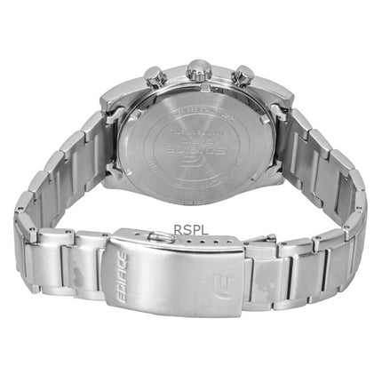 Reloj Casio Edifice analógico estándar con cronógrafo de acero inoxidable y esfera verde de cuarzo EFB-730D-3AV 100M para hombre