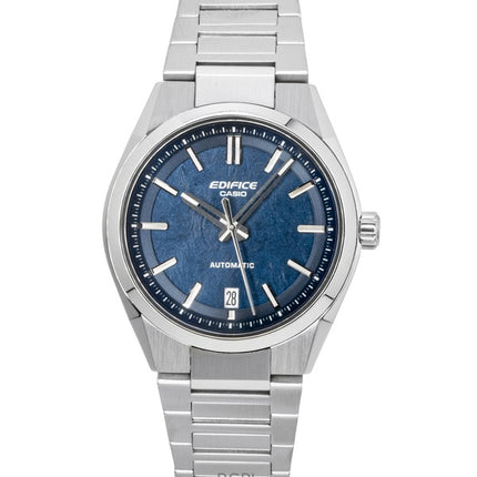 Reloj Casio Edifice analógico de acero inoxidable forjado con esfera azul carbono EFK-100D-2A automático para hombre de 100 m