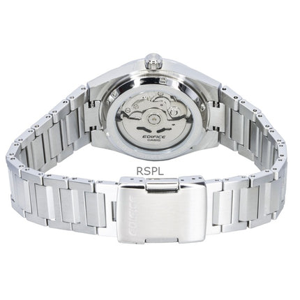Reloj Casio Edifice analógico de acero inoxidable con esfera blanca de carbono forjado EFK-100D-7A 100M para hombre