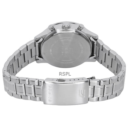 Reloj Casio Edifice EFR-575D-2A de cuarzo analógico con cronógrafo, esfera azul y acero inoxidable, para hombre, 100 m