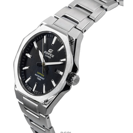 Reloj Casio Edifice Slim Line con esfera negra de cuarzo EFR-S108D-1A 100M para hombre