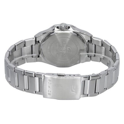 Casio Edifice Reloj analógico de acero inoxidable con cristal de zafiro y esfera azul de cuarzo EFR-S108D-2A 100M para hombre