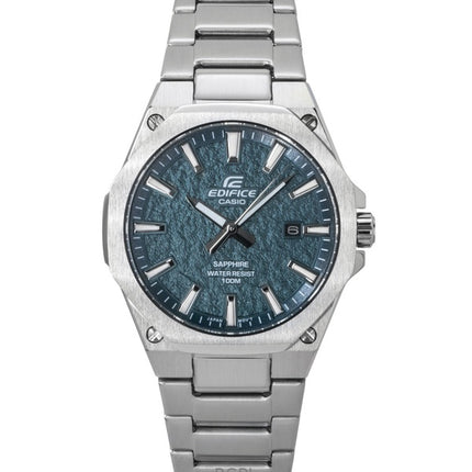 Reloj Casio Edifice analógico de acero inoxidable con esfera verde de cuarzo EFR-S108DE-3AV 100M para hombre