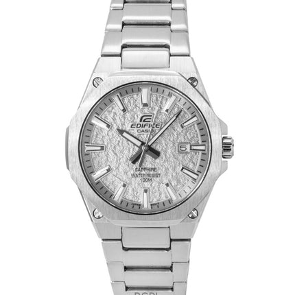Reloj Casio Edifice analógico de acero inoxidable con esfera plateada de cuarzo EFR-S108DE-8AV 100M para hombre
