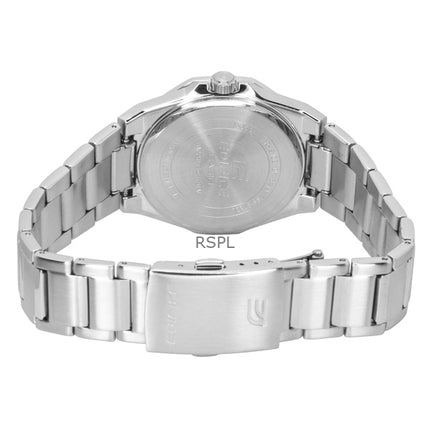 Reloj Casio Edifice analógico de acero inoxidable con esfera plateada de cuarzo EFR-S108DE-8AV 100M para hombre