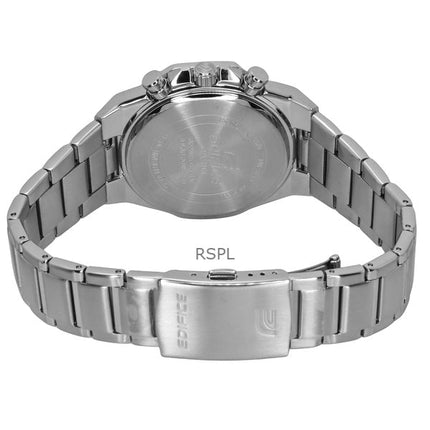 Reloj Casio Edifice Slim Line analógico con cronógrafo de acero inoxidable y esfera verde con energía solar EFS-S570D-3A 100 m p