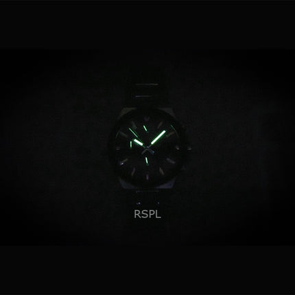 Reloj Casio Edifice EFS-S650D-3A para hombre, cronógrafo analógico, acero inoxidable, esfera verde, solar, 100 m