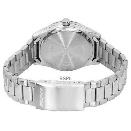 Reloj Casio Edifice analógico de acero inoxidable con esfera azul, movimiento de cuarzo EFV-160D-2A, resistente al agua hasta 100 m para hombre