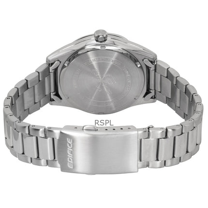 Reloj Casio Edifice analógico de acero inoxidable con esfera verde y movimiento de cuarzo EFV-160D-3A para hombre, resistente al agua hasta 100 m.