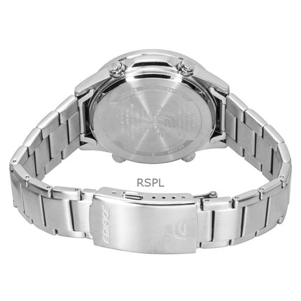 Reloj Casio Edifice analógico digital de acero inoxidable con esfera negra de cuarzo EFV-C120D-1A4 100M para hombre