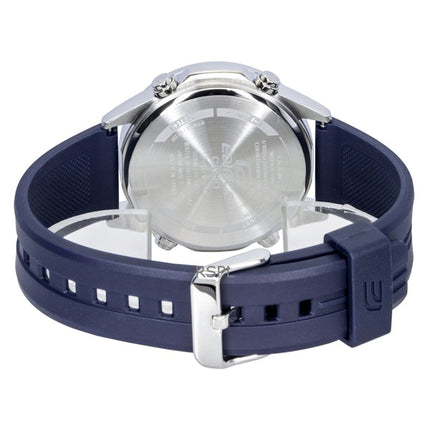 Reloj Casio Edifice analógico digital de cuarzo con correa de resina y esfera negra EFV-C120P-1A2 para hombre, 100 m