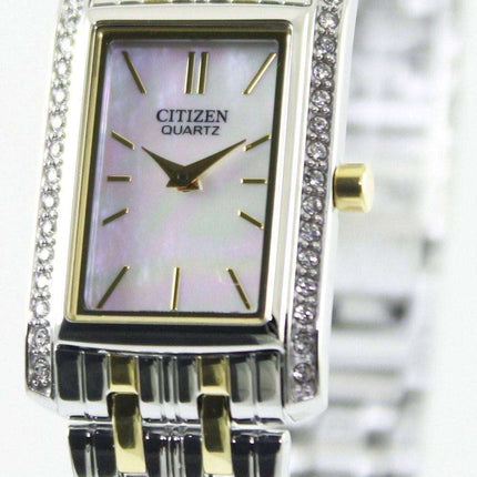 Ciudadano cuarzo cristales de Swarovski EK1124 - 54D reloj de mujeres
