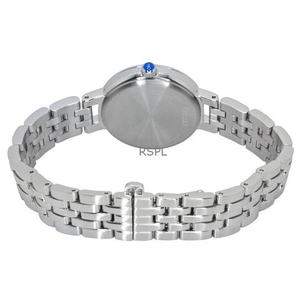 Reloj Citizen L Classic Eco-Drive para mujer, de acero inoxidable, esfera negra, modelo EM0990-81E